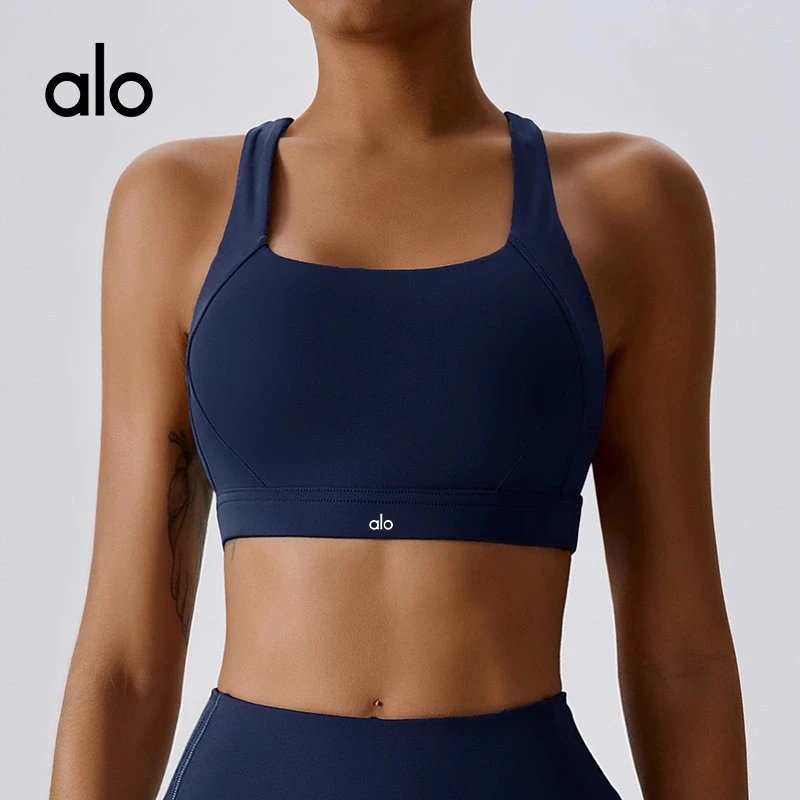 Alo Navy Sports Bra
