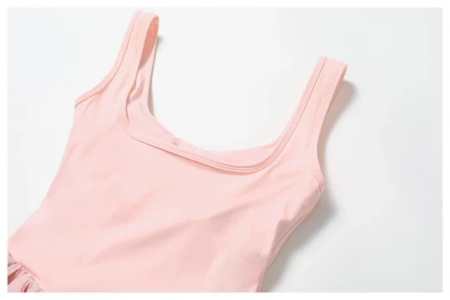 Alo Yoga Dresses Square-Neck Bubble-Skirt Athletic Dress with Built-In Shorts product detail image 45