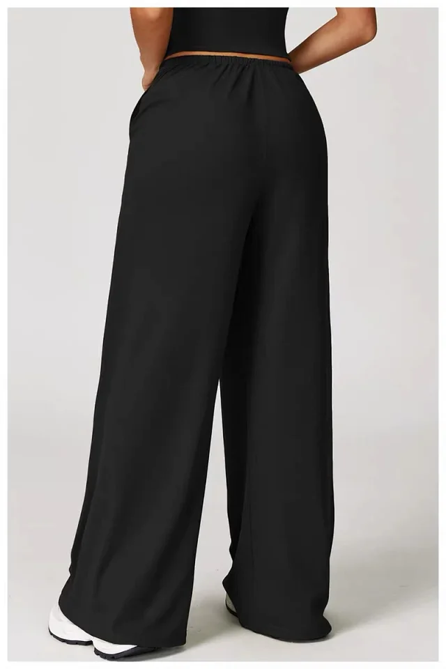 alo Trousers Wide-Leg Drawstring product detail image 57
