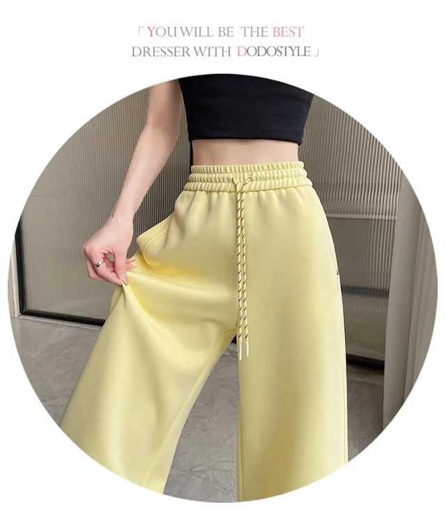 Alo Trousers Wide-leg drawstring with rivet pockets product detail image 19