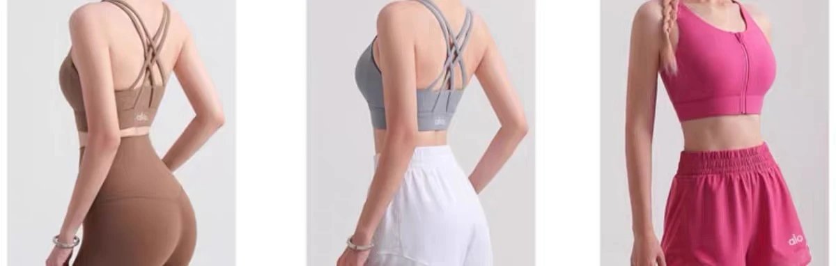 Design Zip-Front Sports Bra in Sky Blue Activewear - 16