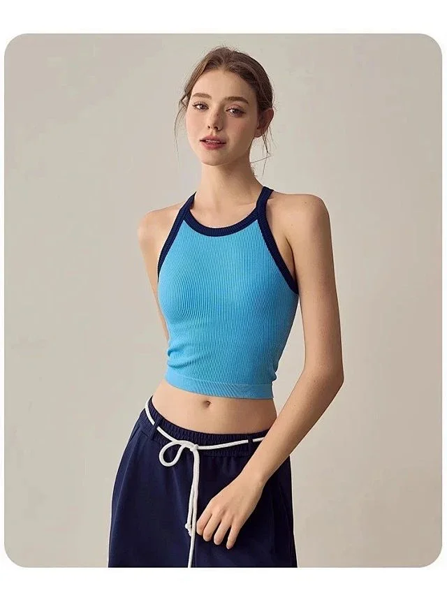 Alo Yoga Vests Ribbed Racerback Cropped Tank Top product detail image 17