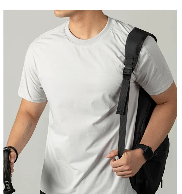 Alo Yoga T-Shirts Logo Crewneck Short-Sleeve T-Shirt product detail image 30