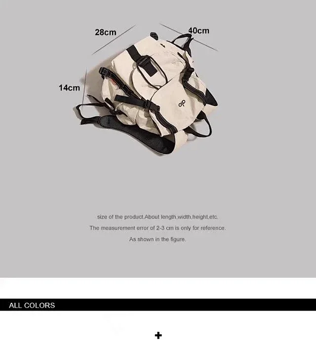 Alo Backpacks Flap backpack with side pockets and buckle straps product detail image 8