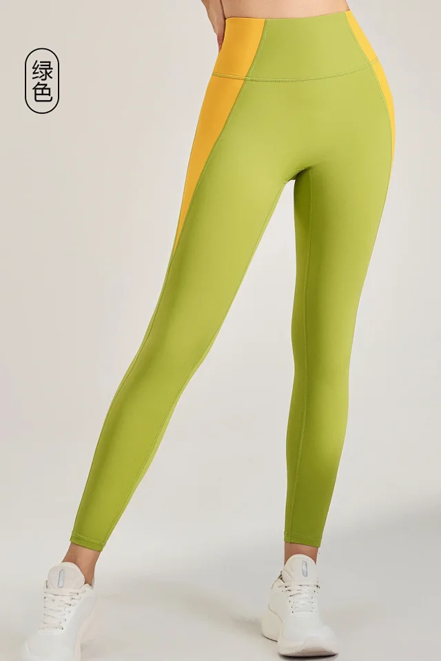 Alo Yoga Trousers High-Waisted Contrast-Panel Leggings product detail image 18