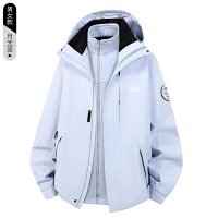 {3-in-1 detachable windproof jacket} Moonlight Blue