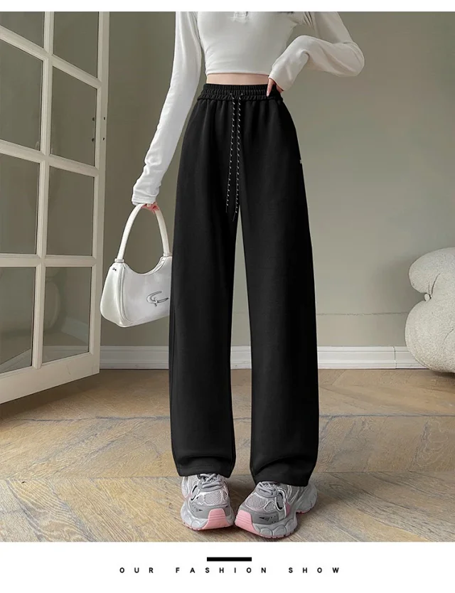Alo Trousers Wide-leg drawstring with rivet pockets product detail image 20