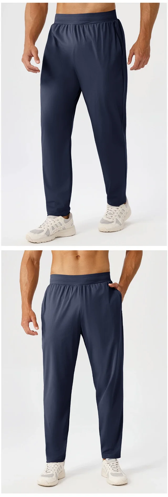 Alo Trousers Drawstring tapered training with side pockets product detail image 19