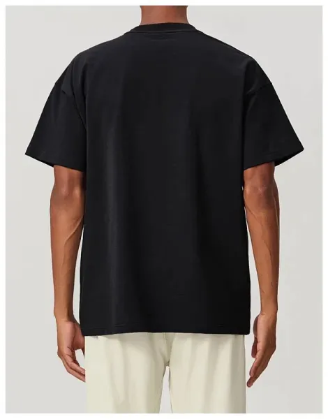 Alo Yoga Essential Relaxed Fit Charcoal T-Shirt - 16