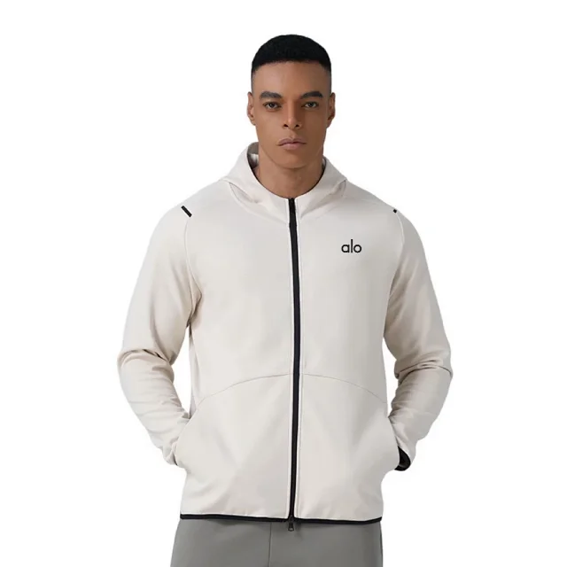 Alo Hoodies & Sweatshirts Full-Zip Hooded Sweatshirt product detail image 4