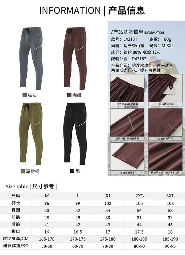 Alo Trousers Drawstring Reflective Trim product detail image 26