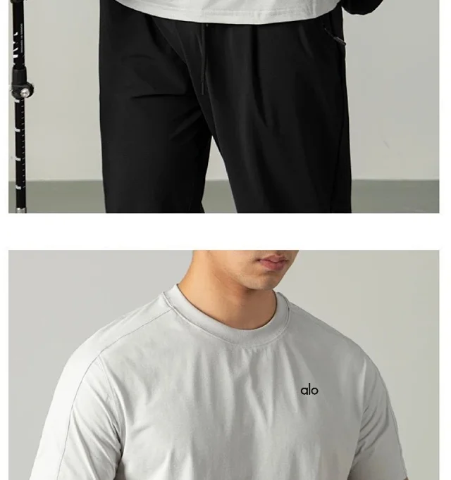 Alo Yoga T-Shirts Logo Crewneck Short-Sleeve T-Shirt product detail image 31