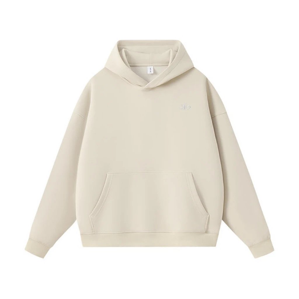 Alo Hoodies & Sweatshirts Pullover hoodie with kangaroo pocket — Camel color