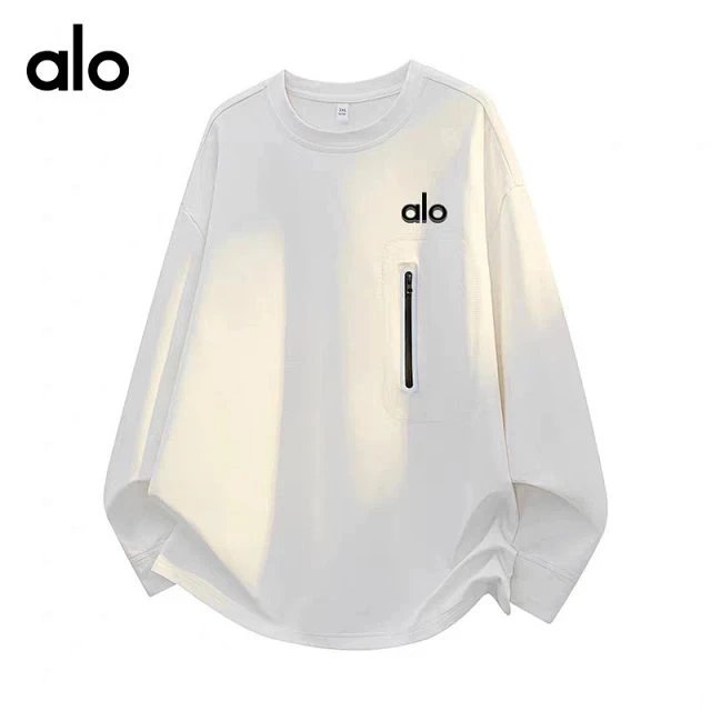 Alo Hoodies & Sweatshirts Crewneck sweatshirt with zip chest pocket image 3