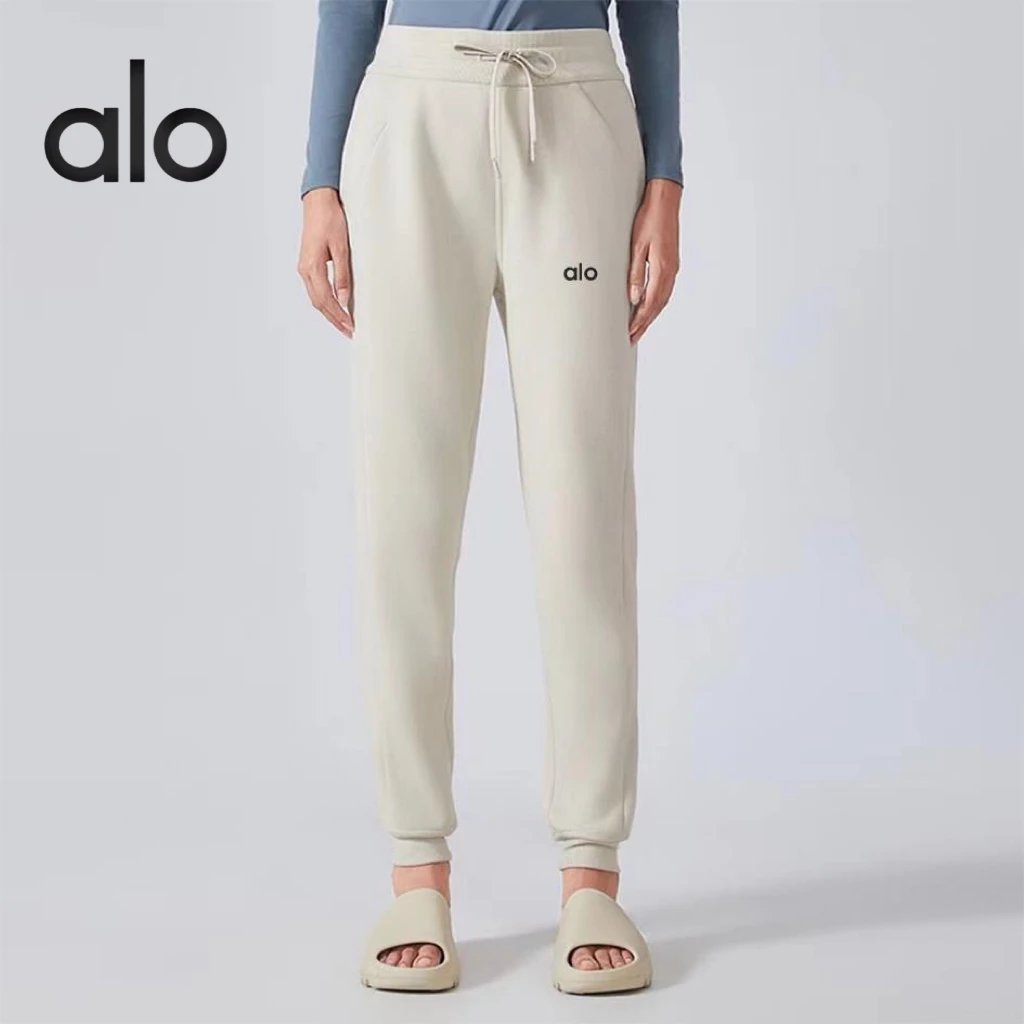 Alo Yoga Essential Joggers Beige Sweatpants - 3