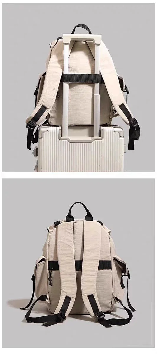 Alo Backpacks Flap backpack with side pockets and buckle straps product detail image 13