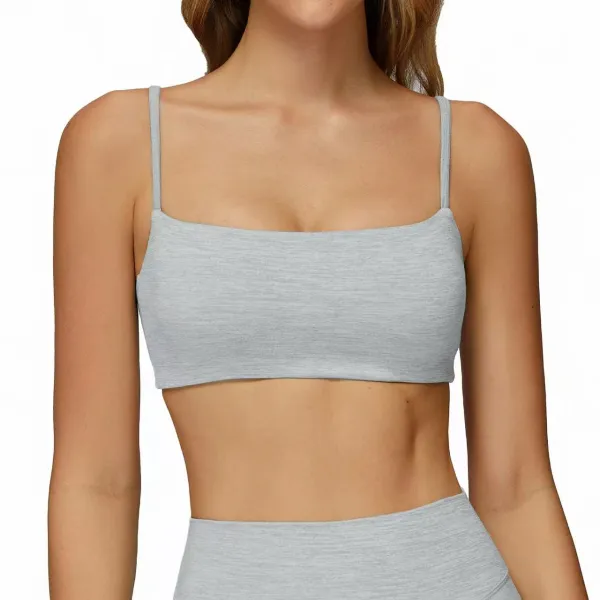 Design Square Neck Crop Top Red Activewear - 10