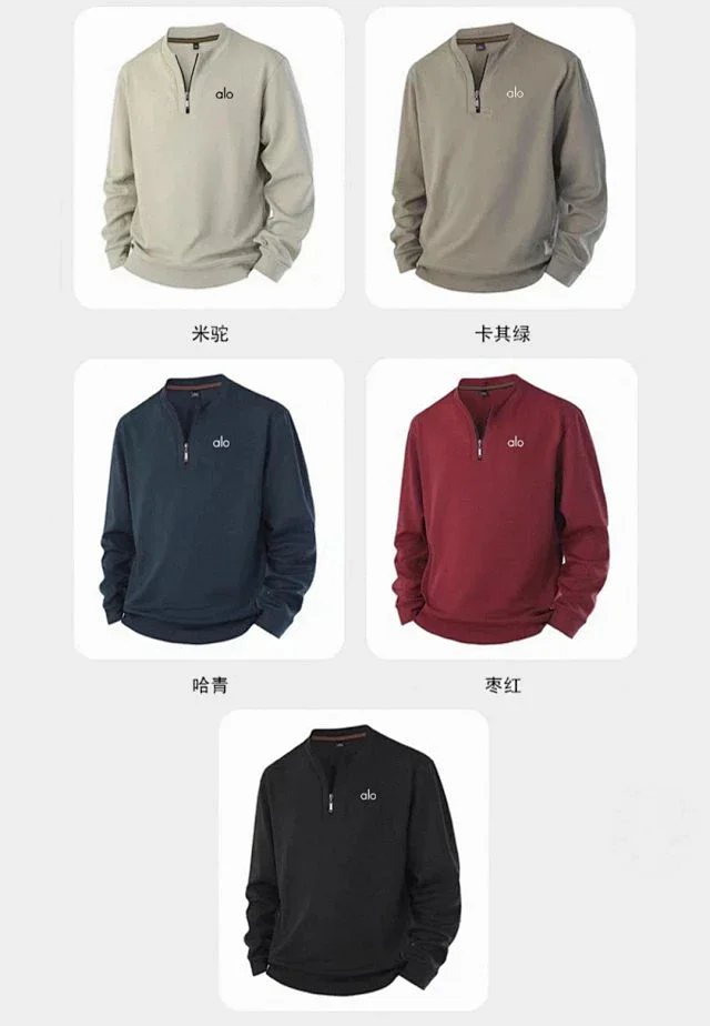 Alo Yoga Hoodies & Sweatshirts Ribbed Quarter-Zip Pullover Sweatshirt product detail image 16