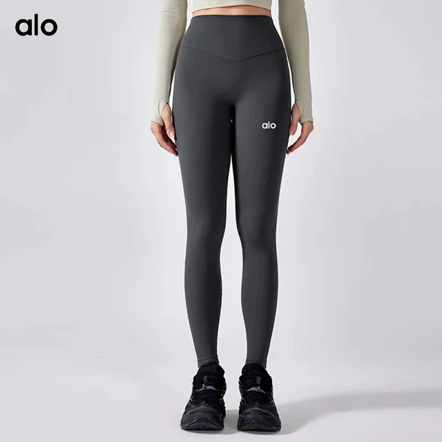 Alo Trousers High-Waisted V-Waist Yoga Leggings product detail image 8