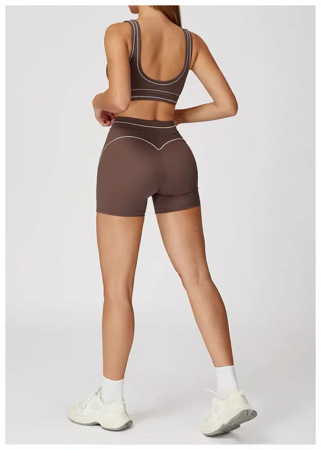 Alo Underwear Scoop-Neck Contrast-Trim Sports Bra product detail image 34