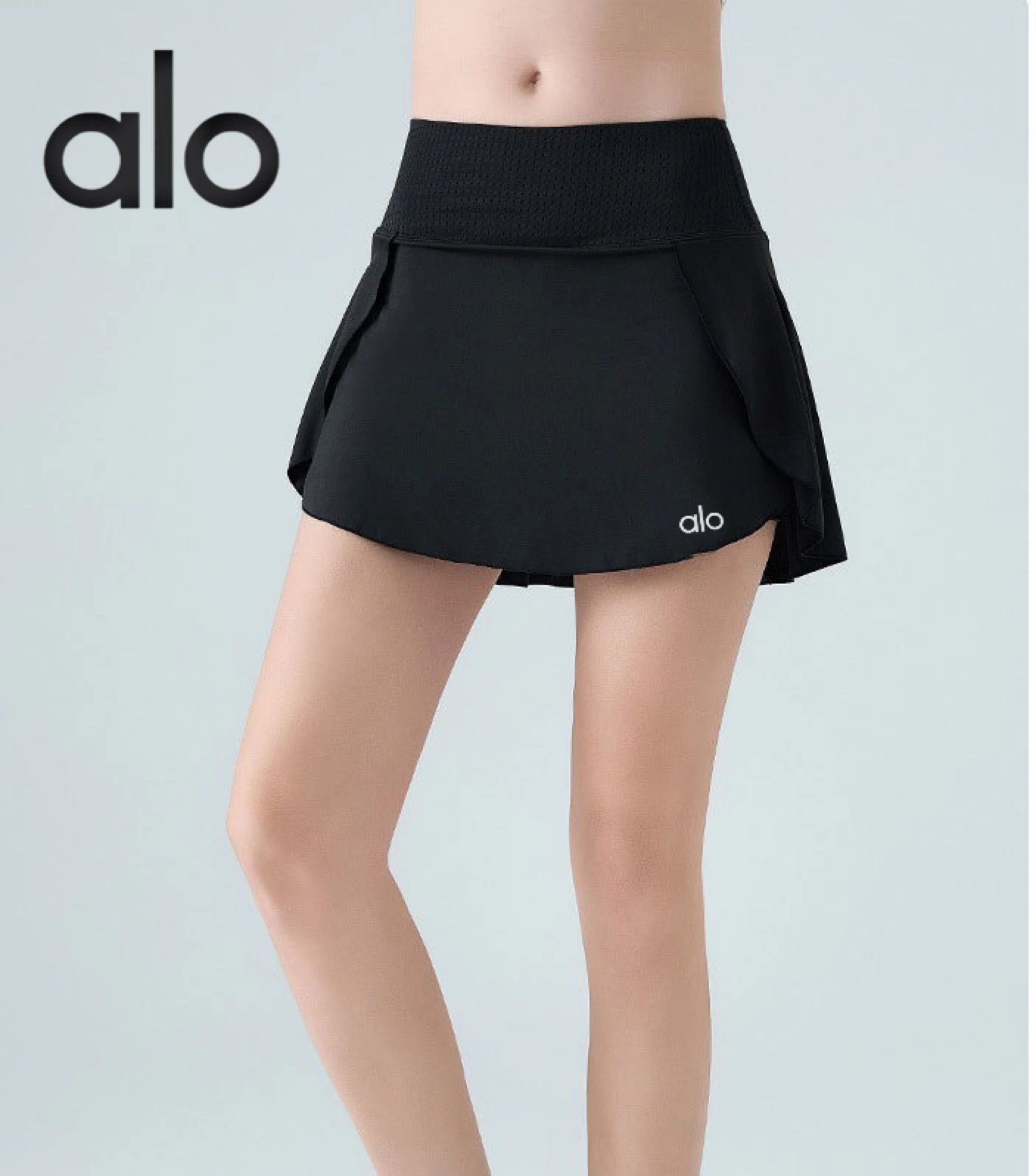 Alo Yoga Skirts High-Waisted Ruffle Tennis Skort image 4
