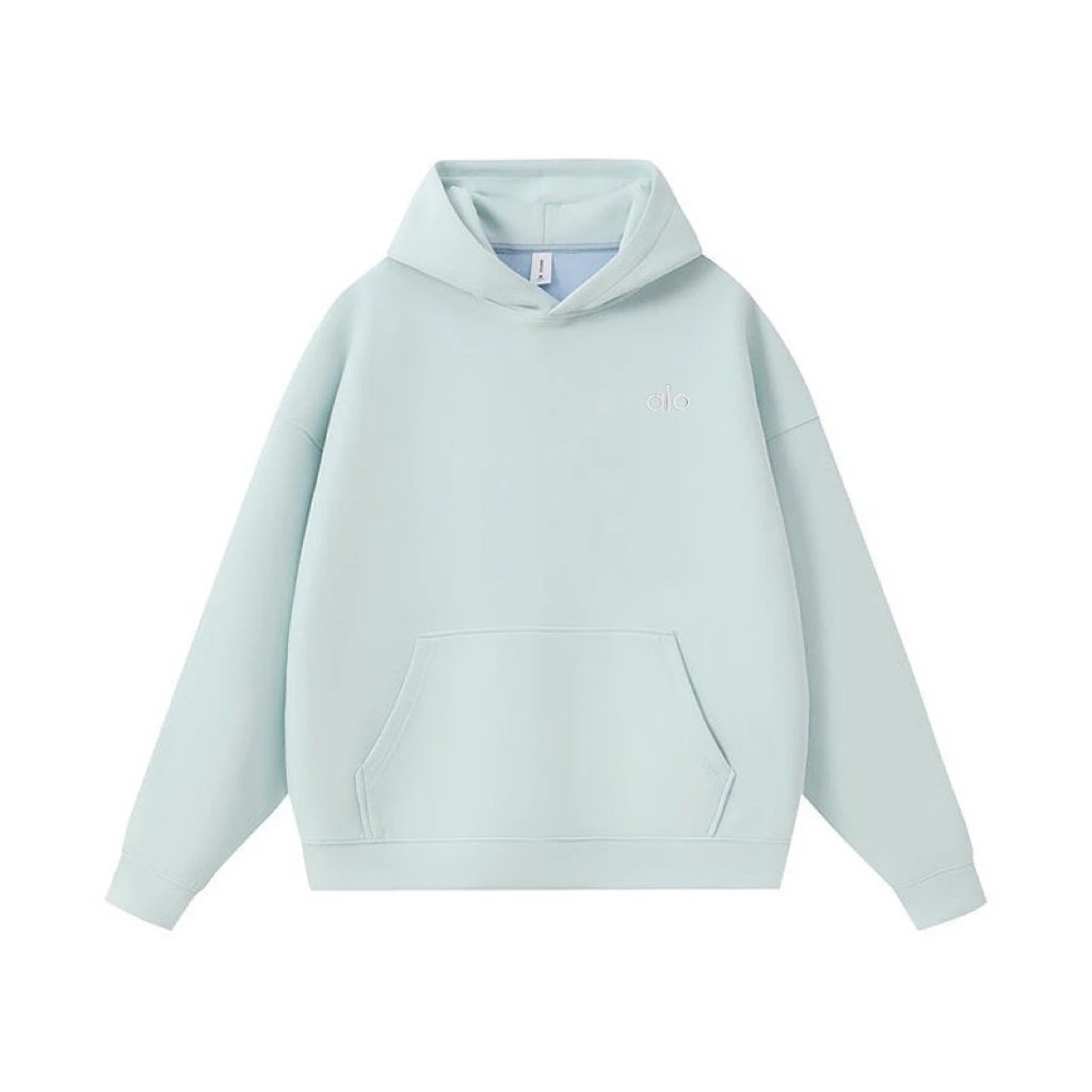 Alo Hoodies & Sweatshirts Pullover hoodie with kangaroo pocket — Cloud Water Blue