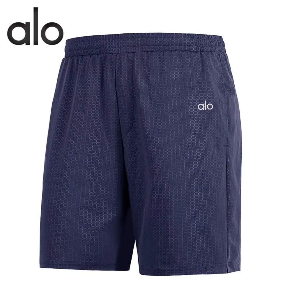 alo Grid Performance Shorts [3