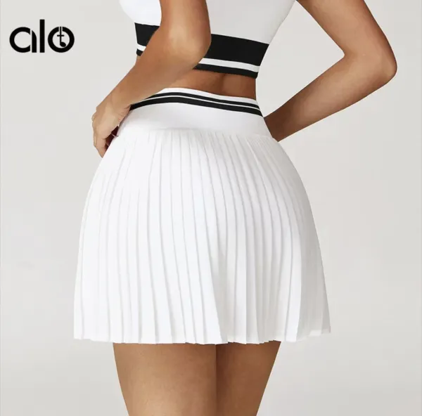Alo Pleated Tennis Skirt Pink - 4