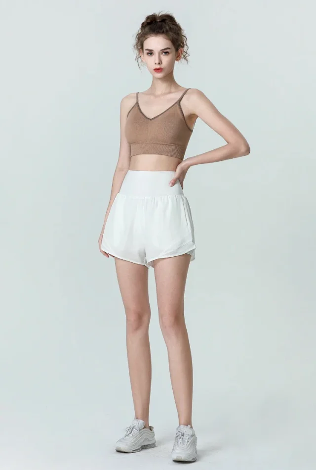 Alo Shorts High-waisted layered athletic with pockets product detail image 15