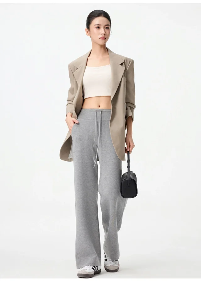 Alo Trousers Wide-Leg Drawstring product detail image 11