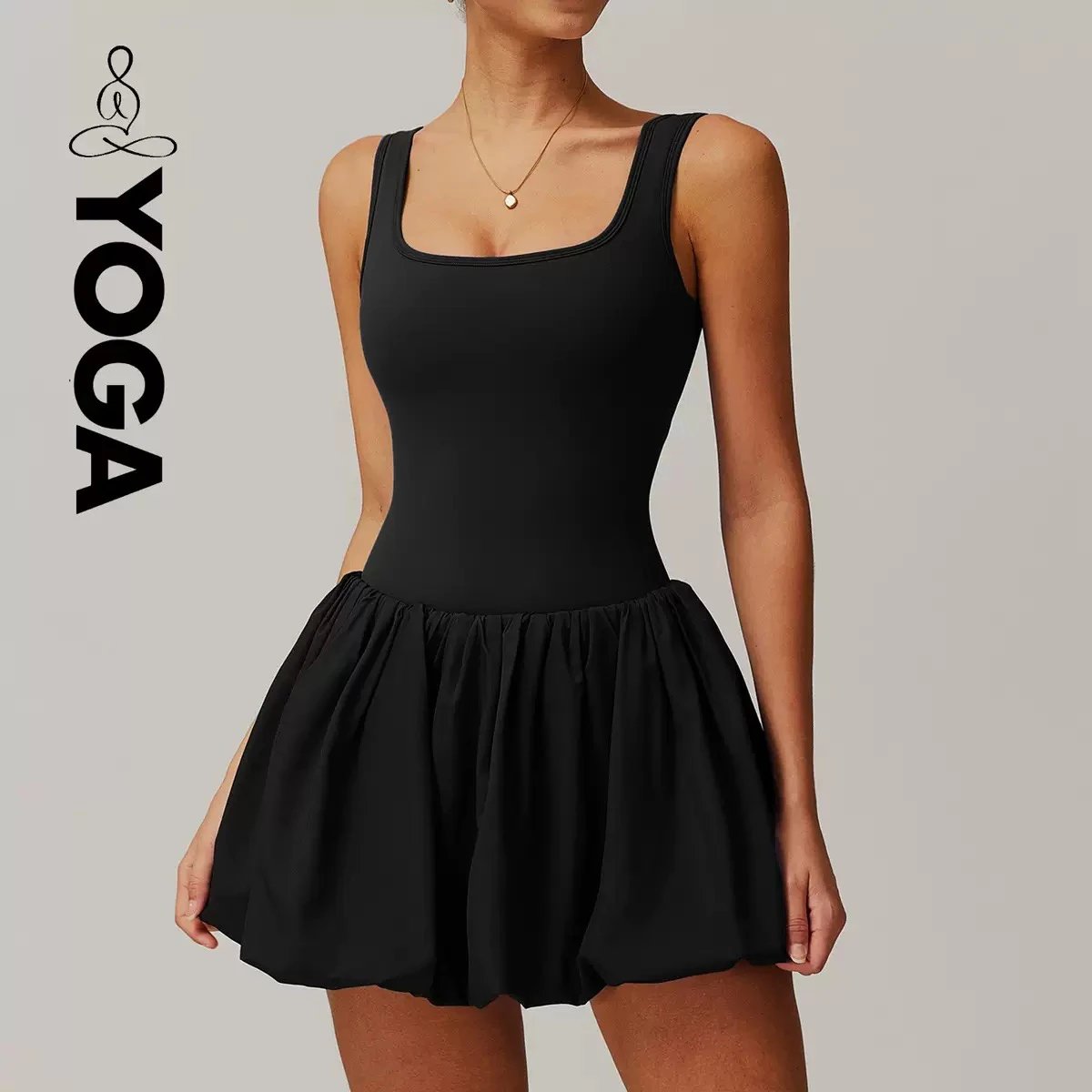 YOGA Ballet Leotard with Skirt