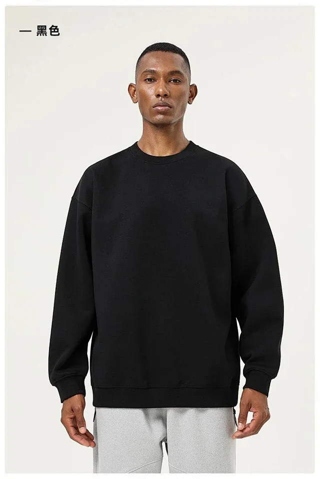 Unbranded Hoodies & Sweatshirts Oversized Crewneck Pullover Sweatshirt product detail image 18