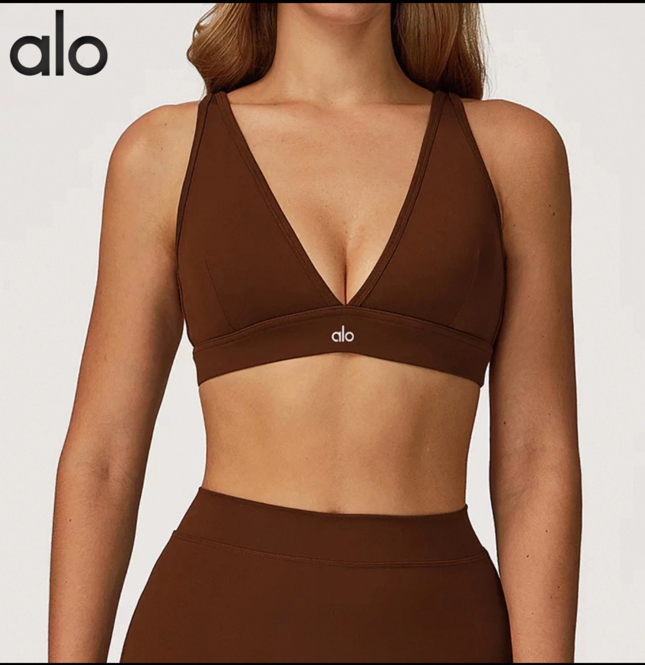 Alo V-Neck Sports Bra [4 style