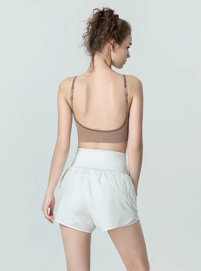 Alo Shorts High-waisted layered athletic with pockets product detail image 16