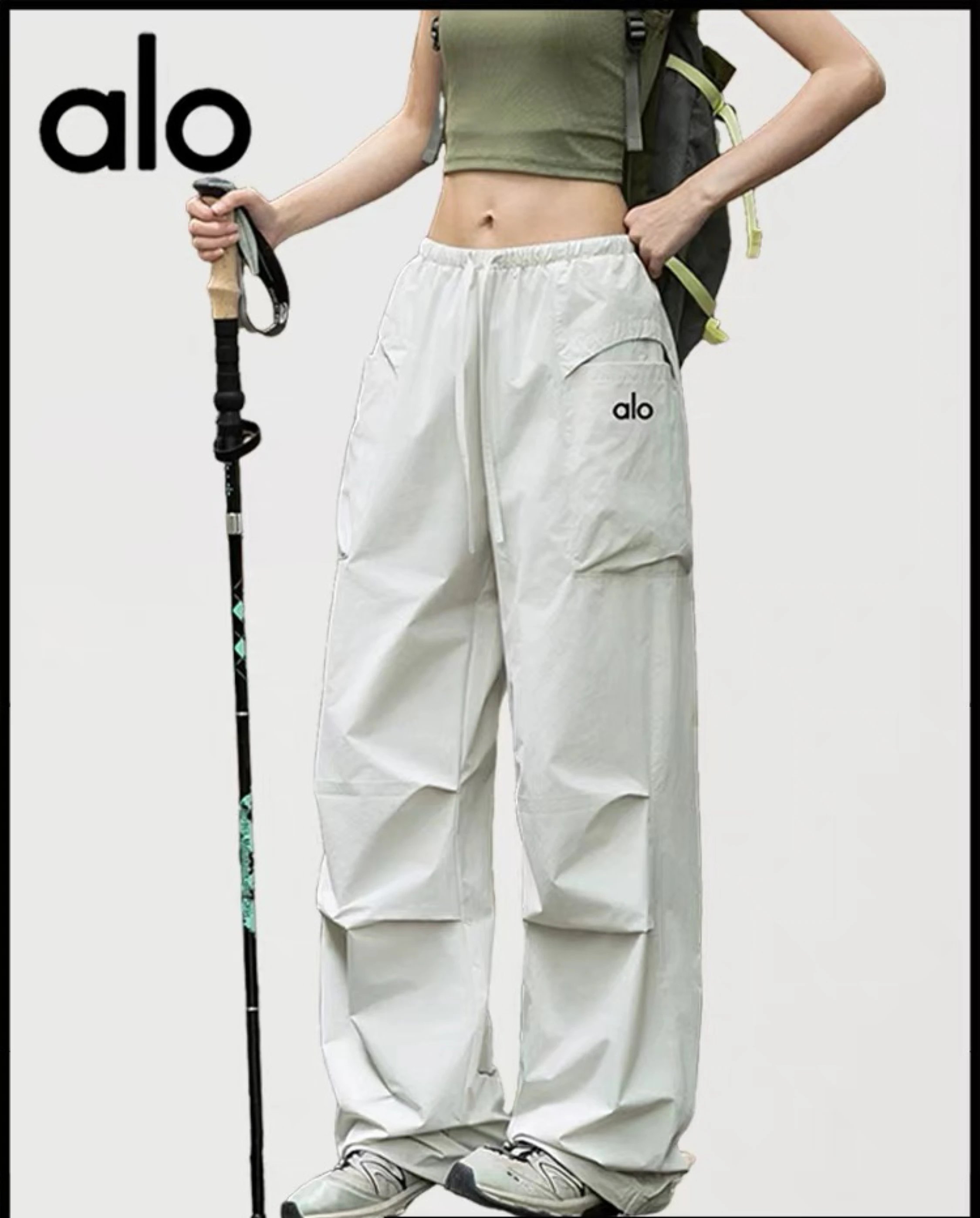 Alo Yoga Trousers wide-leg cargo pants image 3