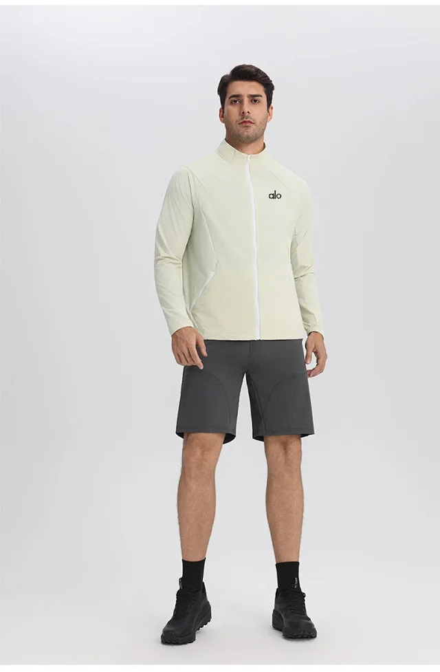 Alo Jackets Stand-collar lightweight zip jacket product detail image 19