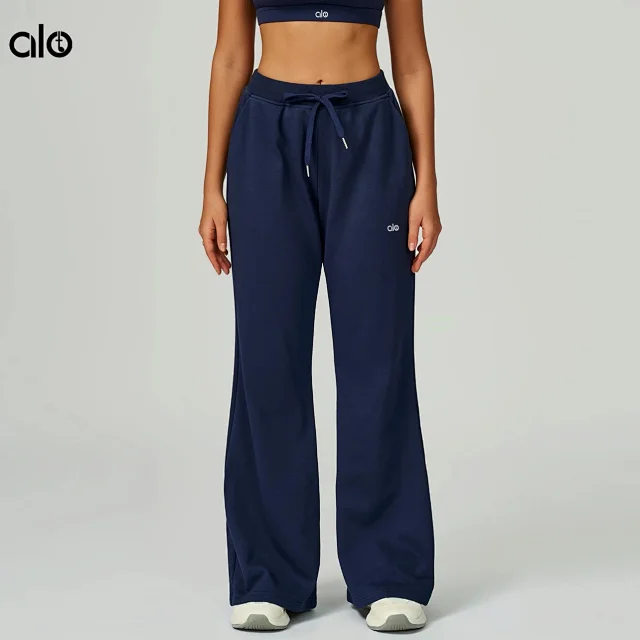 Alo Yoga Trousers Drawstring Wide-Leg Pocket product detail image 1