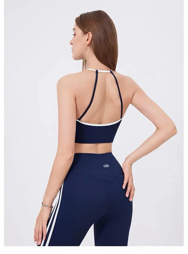 Alo Yoga Underwear Colorblock Square-Neck Sports Bra product detail image 28