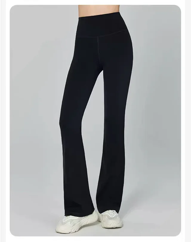Alo Yoga Trousers High-Waisted Flared Pants with Pockets product detail image 29