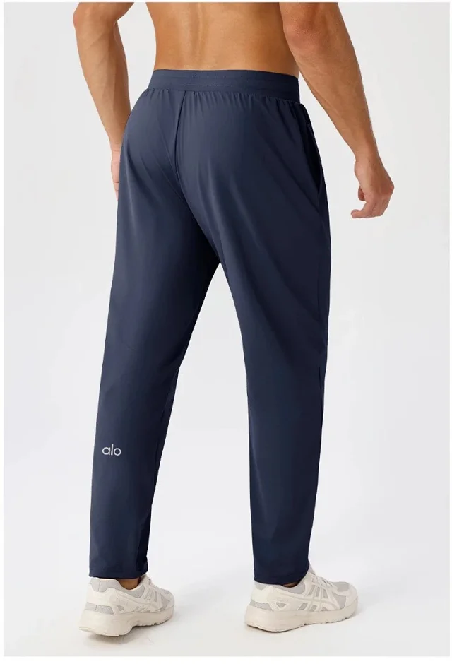 Alo Trousers Drawstring tapered training with side pockets product detail image 20