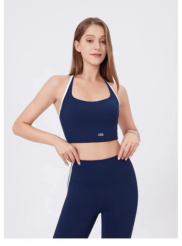 Alo Yoga Underwear Colorblock Square-Neck Sports Bra product detail image 27