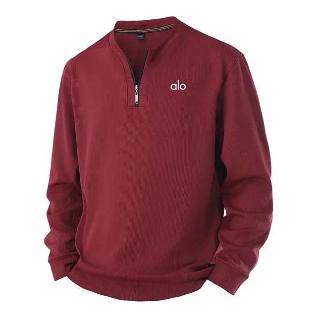 Alo Yoga Hoodies & Sweatshirts Ribbed Quarter-Zip Pullover Sweatshirt product detail image 5