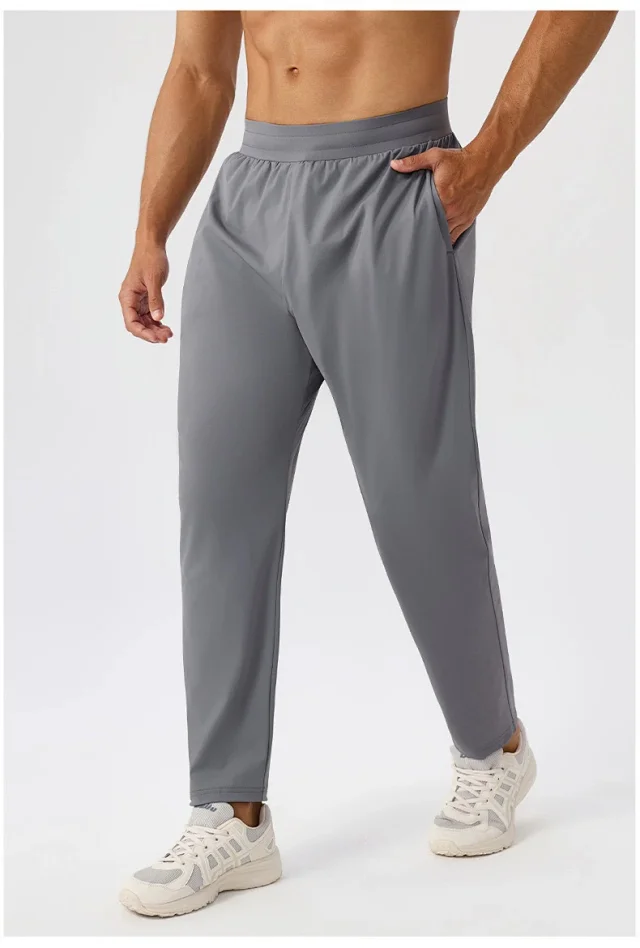 Alo Trousers Drawstring tapered training with side pockets product detail image 16