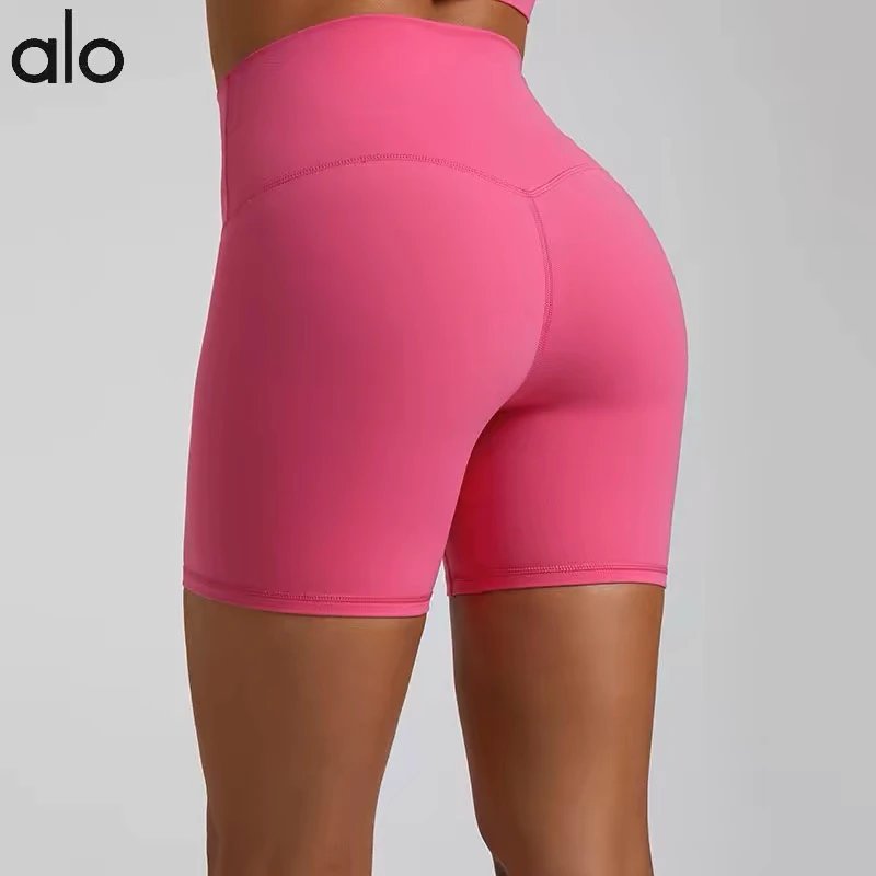 Alo High-Waisted Biker Shorts Emerald Green - 3