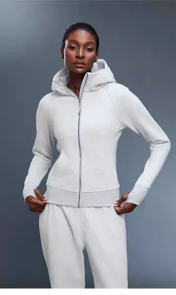 Design Fleece-Lined Zip-Up Hoodie Navy - 24