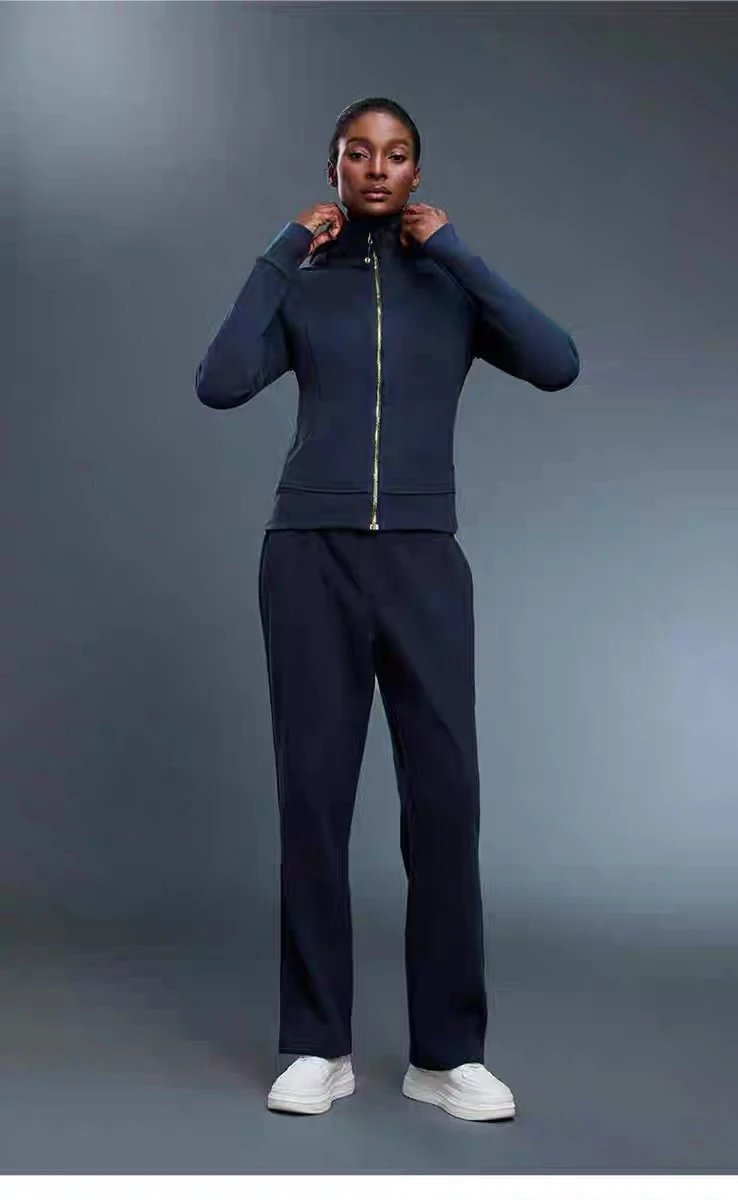 Design Fleece-Lined Zip-Up Hoodie Navy - 29