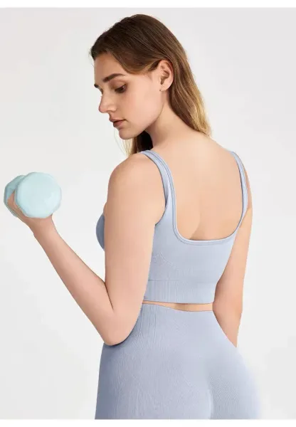 Alo Yoga High-Waisted Cutout Sports Bra Black Activewear - 23