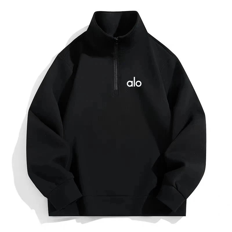 Alo Yoga Hoodies & Sweatshirts Half-Zip Stand-Collar Sweatshirt image 5