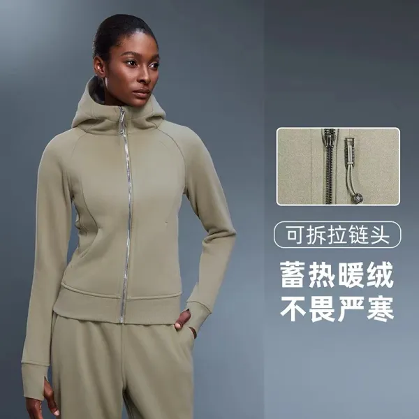 Design Fleece-Lined Zip-Up Hoodie Navy - 4