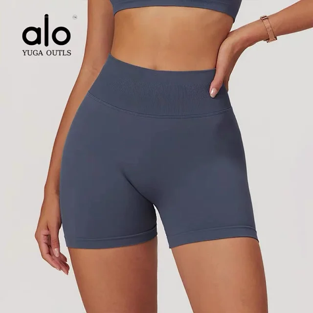 Alo Shorts High-Waisted Seamless Biker product detail image 8